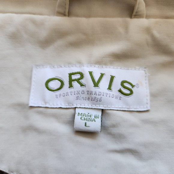 Orvis Trench Coat Rain Jacket Parka Lightweight Brown Womens Size L - Picture 12 of 13